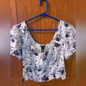 NWT Thorne & Fable Crop Top
